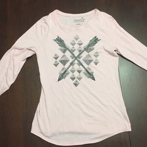 Light pink long sleeve shirt